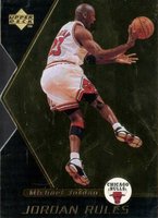 1998 Upper Deck Ovation Jordan Rules #J11 Michael Jordan Basketball Card