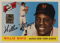 1997 Topps Willie Mays #7 Willie Mays 1955 Topps Baseball Card