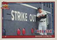 1991 O-Pee-Chee #530 Roger Clemens Baseball Card