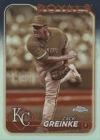 2024 Topps Chrome #202 Zack Greinke Sepia Refractor Baseball Card