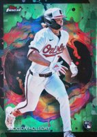 2024 Topps Finest #240 Jackson Holliday Green Refractor Baseball Card