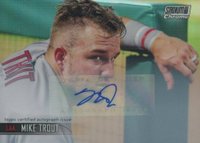 2021 Topps Stadium Club Chrome Autographs #200 Mike Trout Baseball Card