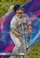 2022 Topps Cosmic Chrome #155 Pete Alonso Gold Interstellar Refractor Baseball Card