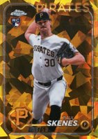 2024 Topps Chrome Sapphire Update Series #100 Paul Skenes Gold Baseball Card