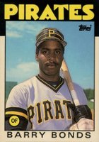 1986 Topps Traded Tiffany #11T Barry Bonds Baseball Card