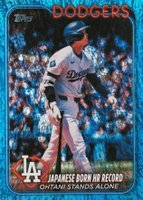 2024 Topps Update #US123 Shohei Ohtani Blue Holo Foilboard Baseball Card