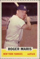 1962 Bazooka Singles # Roger Maris Baseball Card