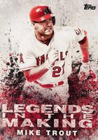 2018 Topps Legends in the Making #MT Mike Trout Baseball Card
