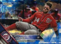 2016 Topps Chrome Sapphire Edition #100 Bryce Harper Baseball Card