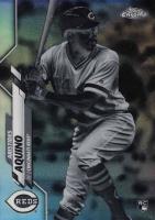 2020 Topps Chrome #111 Aristides Aquino Negative Refractor Baseball Card