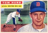 1956 Topps #256 Tom Hurd Baseball Card