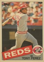 1985 Topps Tiffany #675 Tony Perez Baseball Card