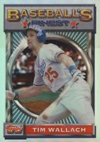 1993 Finest #118 Tim Wallach Refractor Baseball Card
