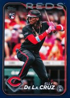 2024 Topps #141 Elly de La Cruz Royal Blue Baseball Card