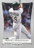2012 Panini Prizm #149 Rickey Henderson Baseball Card