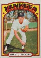 1972 Topps #325 Mel Stottlemyre Baseball Card