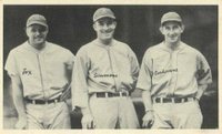 1936 National Chicle Fine Pens # Fox/Simmons/Cochrane Correct spell Foxx Baseball Card