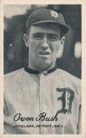 1921 Exhibits 1921 (Set 1) # Owen Bush Baseball Card
