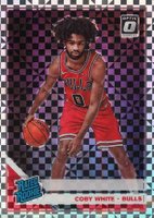 2019 Panini Donruss Optic #180 Coby White Checkerboard Basketball Card