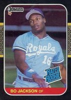 1987 Donruss #35 Bo Jackson Baseball Card