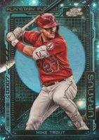 2023 Topps Cosmic Chrome Planetary Pursuit #2 Mike Trout Uranus Baseball Card