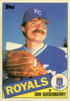 1985 Topps Tiffany #270 Dan Quisenberry Baseball Card