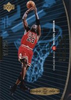 1998 Upper Deck Intensity #I1 Michael Jordan Gold Basketball Card