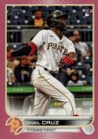 2022 Topps #537 Oneil Cruz Mother's Day Pink Baseball Card