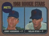 1999 Topps Nolan Ryan #1 1968 Topps Reprint Finest Baseball Card