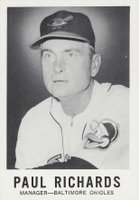 1960 Leaf #112 Paul Richards Baseball Card