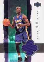 2003 Upper Deck Exquisite Collection #16-J Gary Payton Jersey Basketball Card