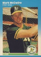 1987 Fleer Update Glossy #U-76 Mark McGwire Baseball Card
