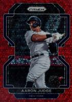 2022 Panini Prizm #239 Aaron Judge Red Donut Circles Prizm Baseball Card