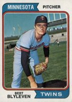 1974 Topps #98 Bert Blyleven Baseball Card