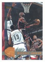 1997 Topps #123 Michael Jordan Minted in Springfield Basketball Card