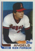 1982 Topps #385 Ken Forsch Blackless Baseball Card
