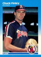 1987 Fleer #79 Chuck Finley Baseball Card