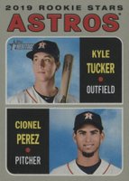 2019 Topps Heritage #227 Cionel Perez/Kyle Tucker Baseball Card