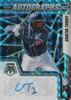 2022 Panini Mosaic Rookie Autographs #RAMCT Curtis Terry Mosaic Baseball Card