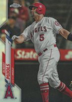 2020 Topps Chrome #127 Albert Pujols Refractor Baseball Card