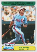 1985 Drake's #24 Tim Raines Baseball Card