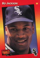 1992 Donruss Triple Play #164 Bo Jackson Baseball Card