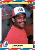 1988 Fleer Superstars #29 Tim Raines Baseball Card