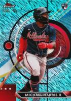 2023 Topps Finest #34 Michael Harris II Aqua Shimmer Baseball Card