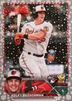 2023 Topps Holiday #H50 Adley Rutschman Metallic Baseball Card