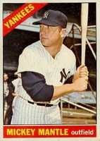 1966 O-Pee-Chee #50 Mickey Mantle Baseball Card