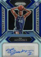 2023 Panini Prizm Sensational Signatures #SSGG GG Jackson II Blue Basketball Card