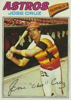 1977 Topps #42 Jose Cruz Baseball Card