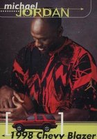 1998 Upper Deck Chevy Blazer # Michael Jordan Looking Down Basketball Card