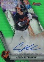 2019 Bowman's Best Best of 2019 Autographs #B19AR Adley Rutschman Green Refractor Baseball Card